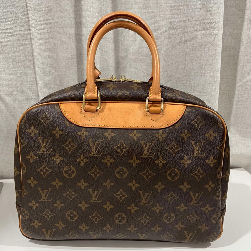 Louis Vuitton Deauville Bag Authentic Preloved Iconic Design Monogram Canvas - Picture 2 of 16